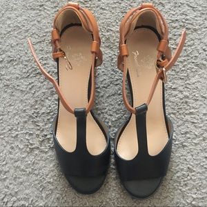 French Blu Tokyo Colorblock Sandals